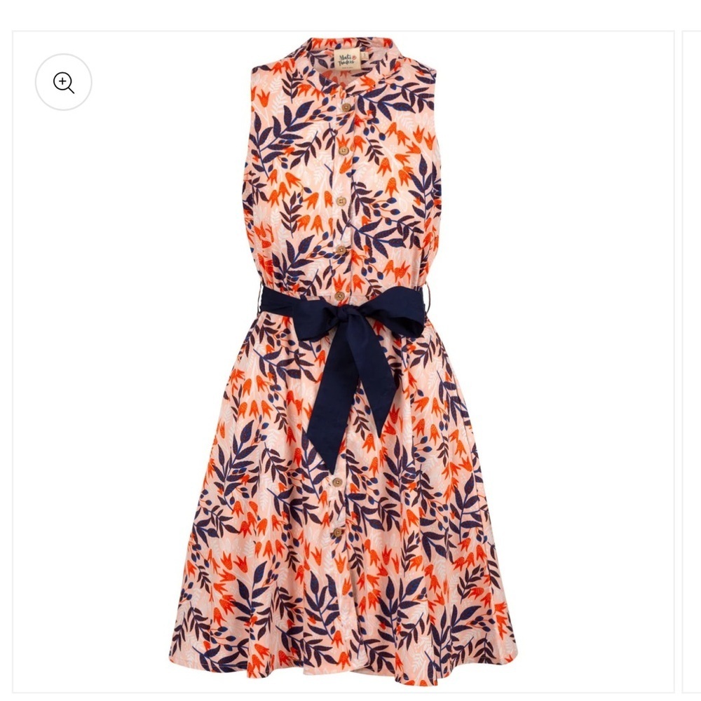 Retro Garden Shirt Dress